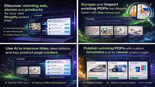 Dropzilla‑Winning Products screenshot