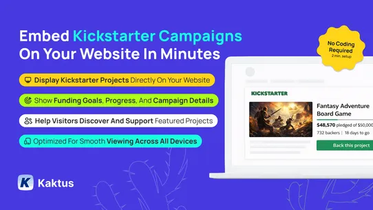 K: Embed Kickstarter Project screenshot