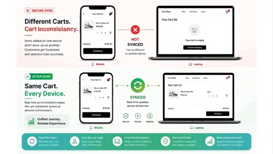 Real‑time Cart Sync screenshot