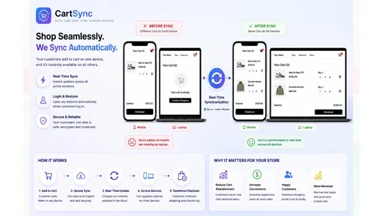 Real‑time Cart Sync screenshot