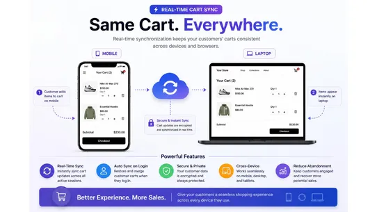 Real‑time Cart Sync screenshot