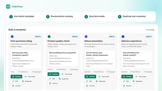 OrderPulse screenshot