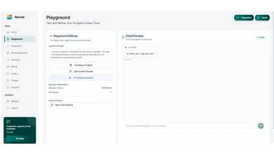 Ravvio: AI Customer Support screenshot