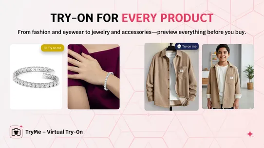 TryMe – Virtual Try‑On screenshot