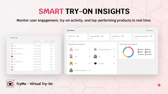 TryMe – Virtual Try‑On screenshot
