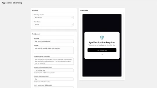 Gurify Age Verification screenshot