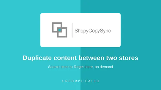 ShopyCopySync screenshot