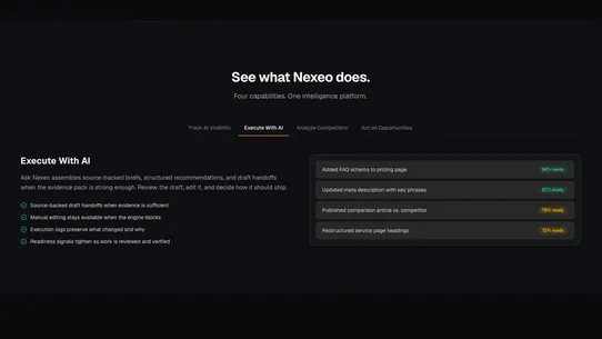 Nexeo CMS Integration screenshot