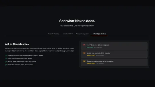 Nexeo CMS Integration screenshot