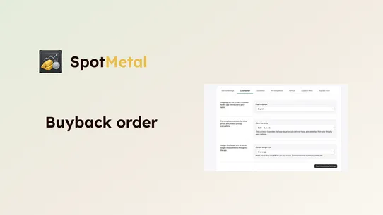 Spotmetal: Live Rate &amp; Buyback screenshot