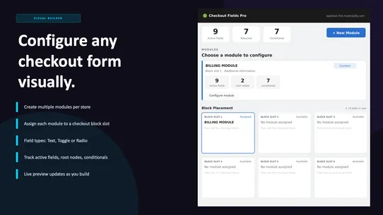 Checkout Fields Pro screenshot