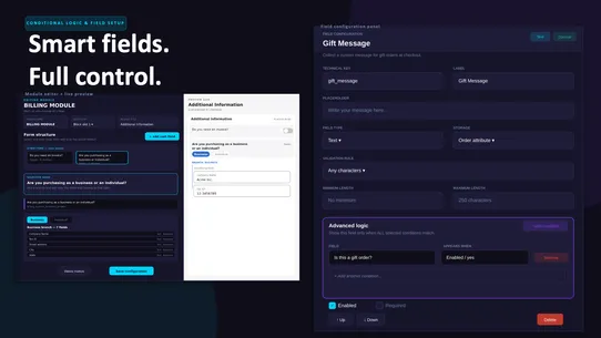 Checkout Fields Pro screenshot