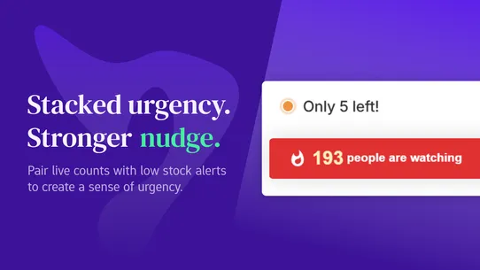 Pebbly: Live Visitor Counter screenshot