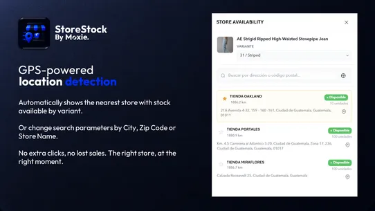StoreStock: SKU Availability screenshot