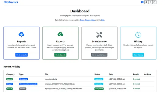 Nextronics Inventory Manager screenshot