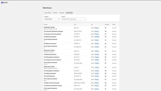 BinHQ screenshot