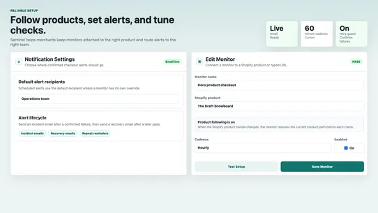 ReadyCart: Checkout Sentinel screenshot