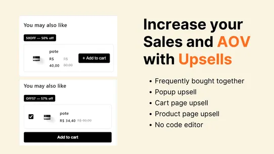 Super Upsell screenshot