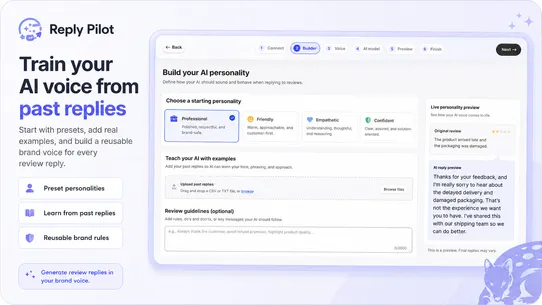 Quoll: Reply Pilot screenshot