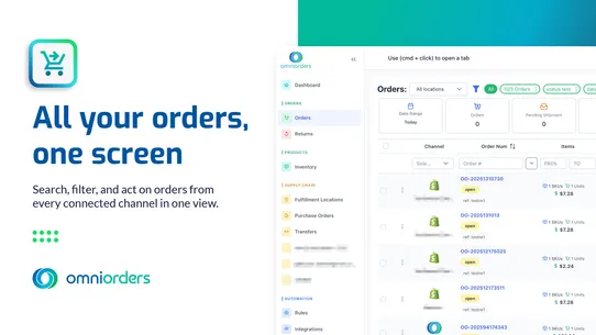 OmniOrders screenshot