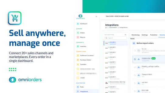 OmniOrders screenshot