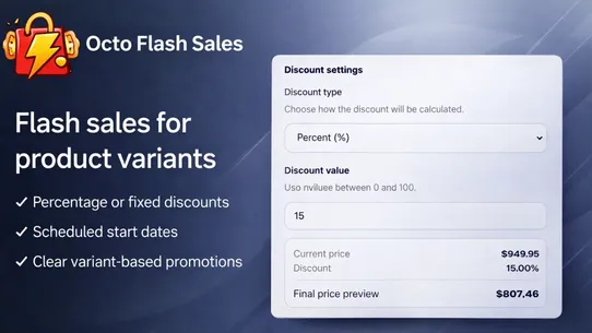 Octo Flash Sales screenshot