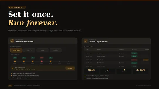 SFTP Export &amp; Track screenshot