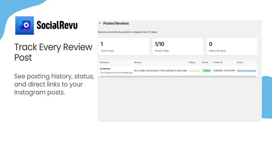 SocialRevu screenshot