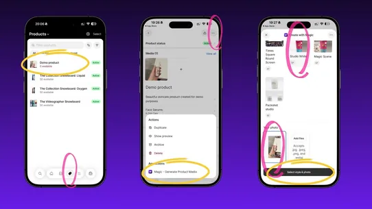 Magic: Product Photos &amp; Videos screenshot