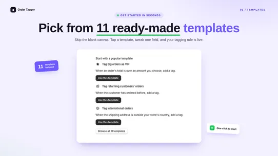 TagPilot — Order Auto‑Tagger screenshot
