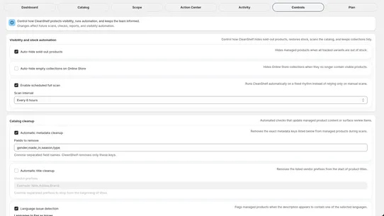 CleanShelf screenshot