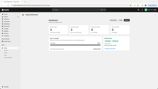 Intigo screenshot