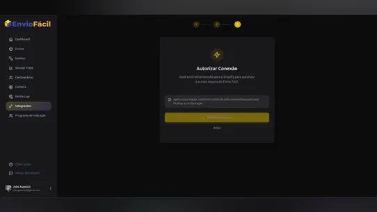 Envio Fácil Encomendas App screenshot