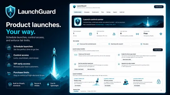 LaunchGuard ‑ Product Releases screenshot