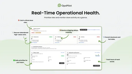 OpsPilot: Tasks &amp; Workflows screenshot