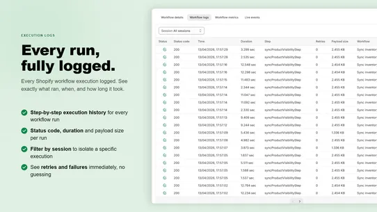 JsWorkflows: Store Automations screenshot
