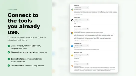 JsWorkflows: Store Automations screenshot