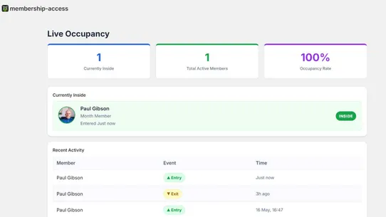 Membership Access Flow screenshot
