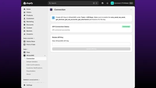 WhatsSMS screenshot