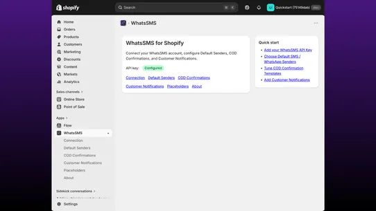 WhatsSMS screenshot