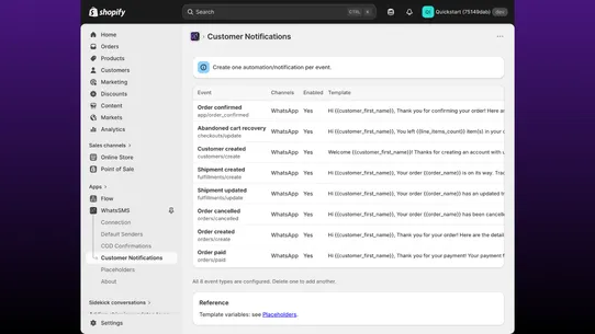 WhatsSMS screenshot
