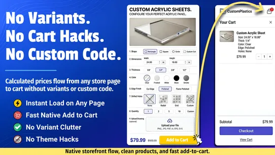Appify Custom Product Options screenshot