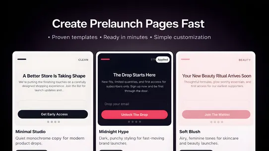 LaunchKit: Coming Soon Builder screenshot