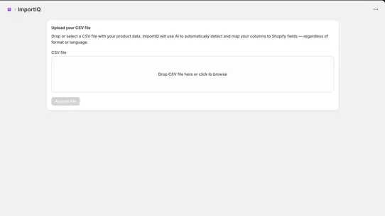 ImportIQ screenshot