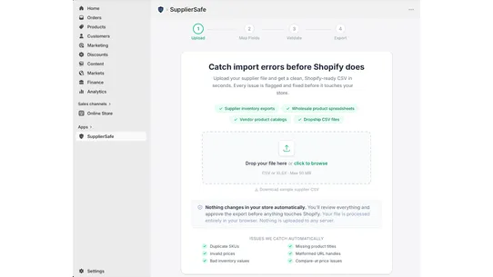 SupplierSafe screenshot