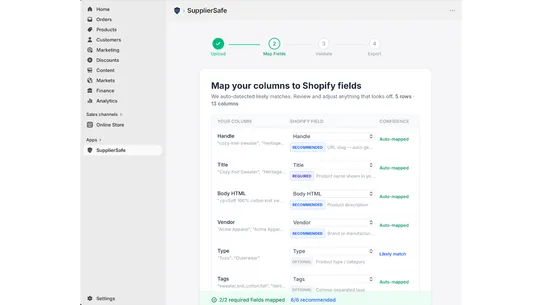 SupplierSafe screenshot