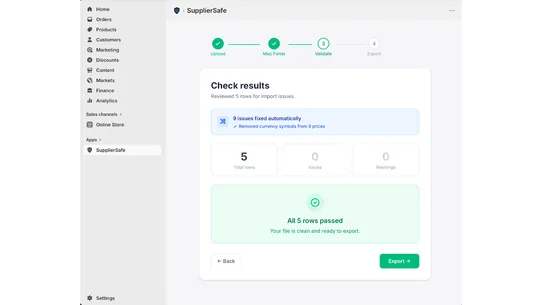 SupplierSafe screenshot