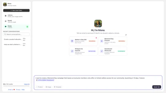 Mona screenshot