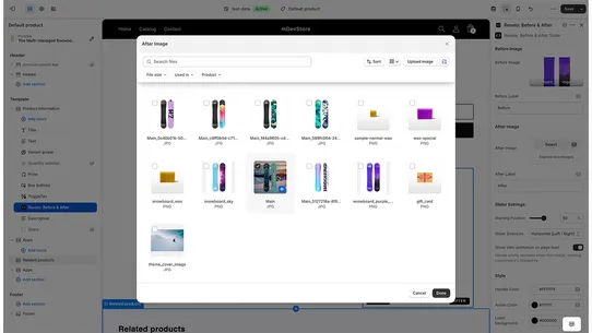 Revelo: Before &amp; After Slider screenshot