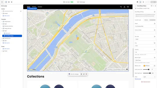 SmartMaps Location map screenshot